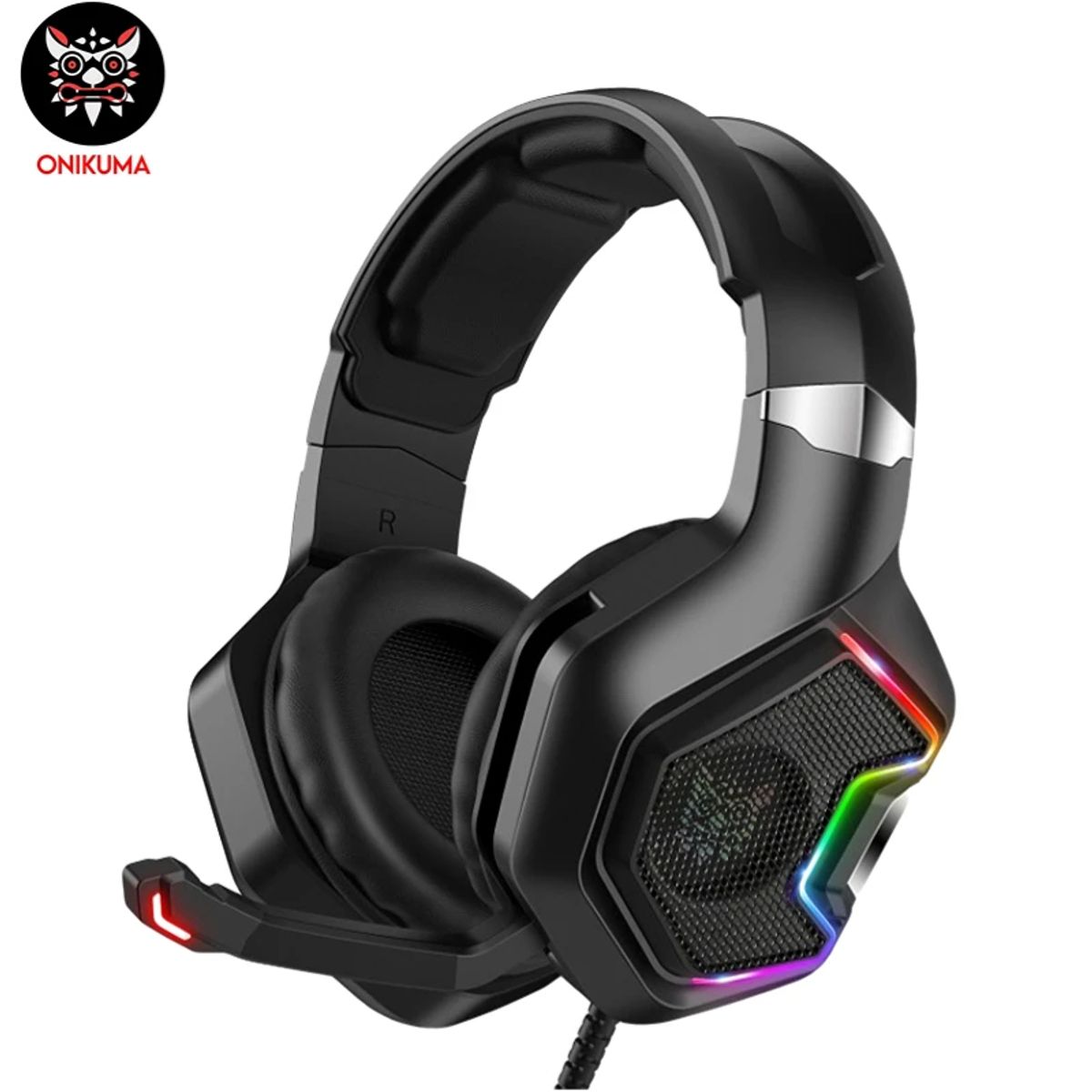 ONIKUMA - Audífonos de juego por cable onikuma K10 PRO Negro