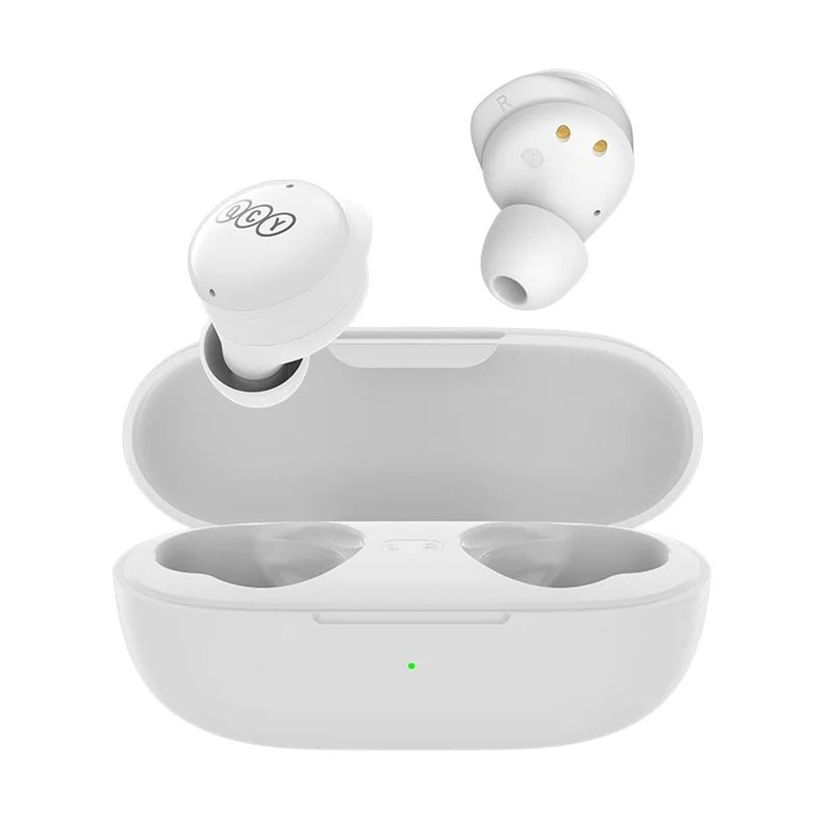 QCY - Audífonos Bluetooth QCY T17 Blanco