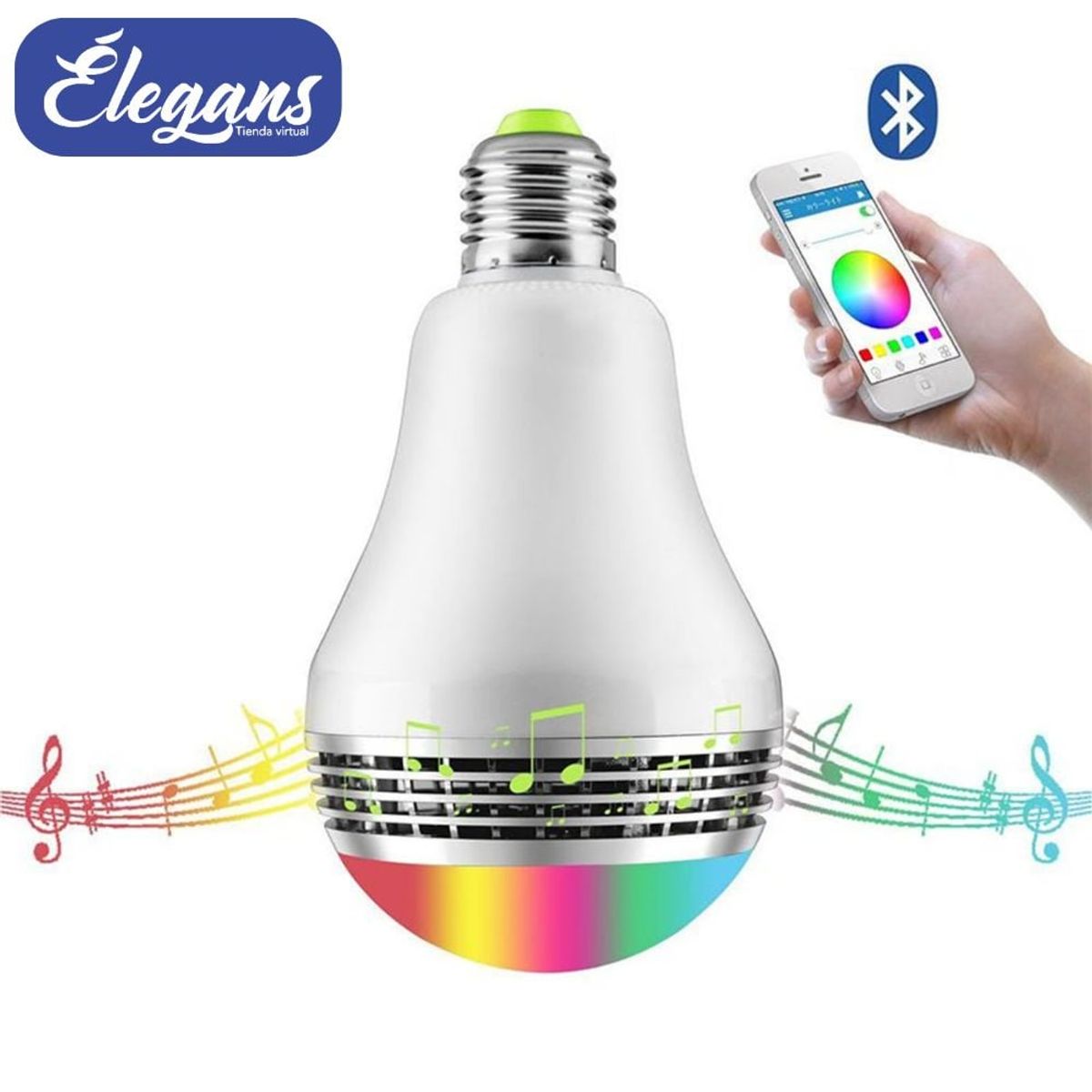 SEISA - Foco inteligente con parlante HYZ04 Élegans