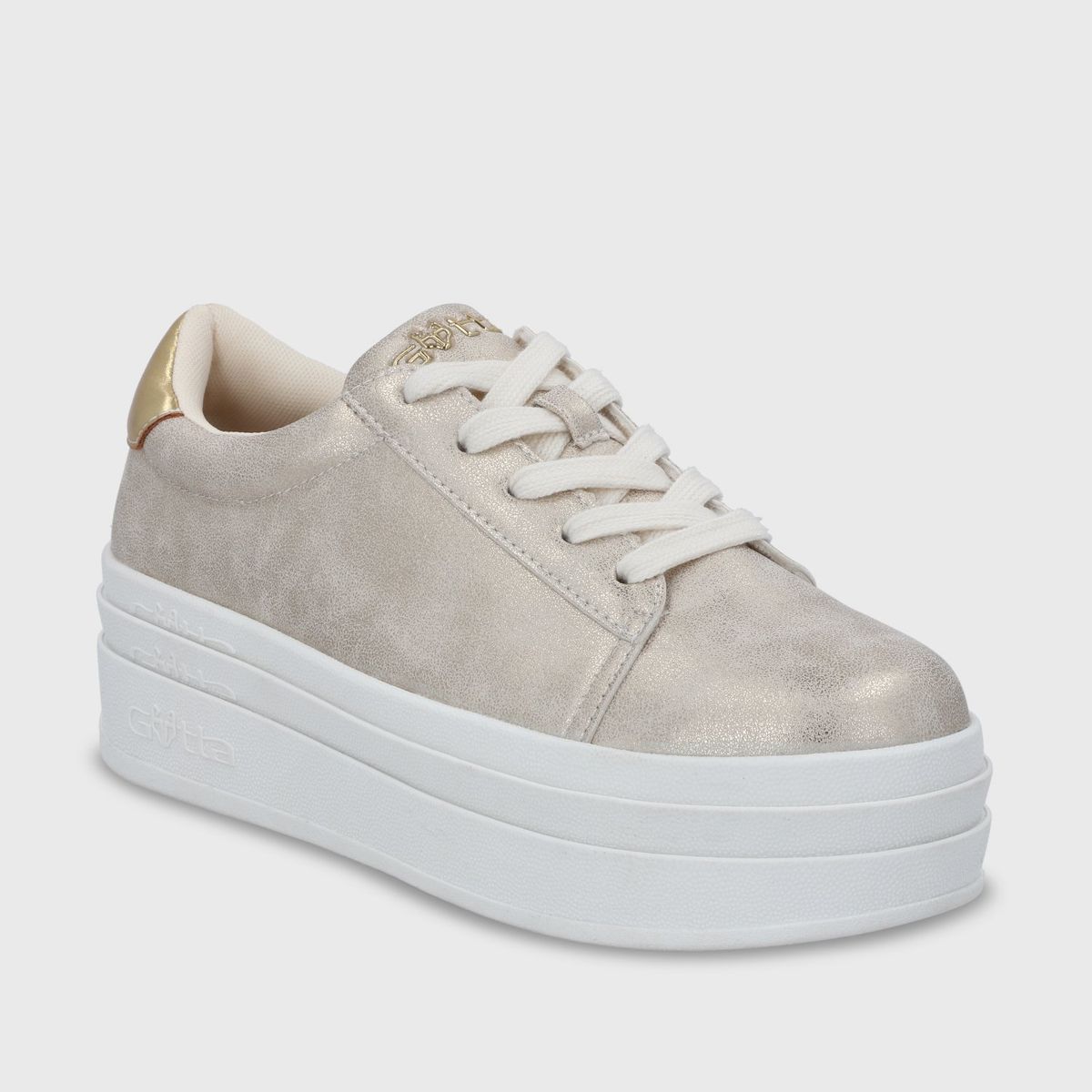 GOTTA - Zapatilla Plataforma Dorada Mujer 53751 Gotta