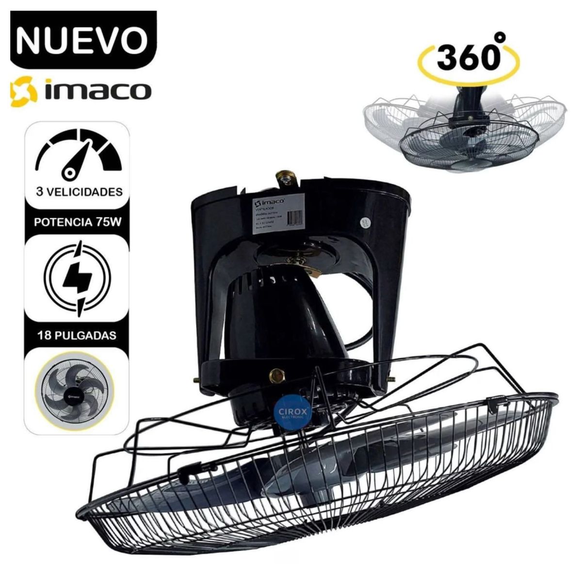 IMACO - VENTILADOR DE TECHO IMACO OCF7919 ORBITAL