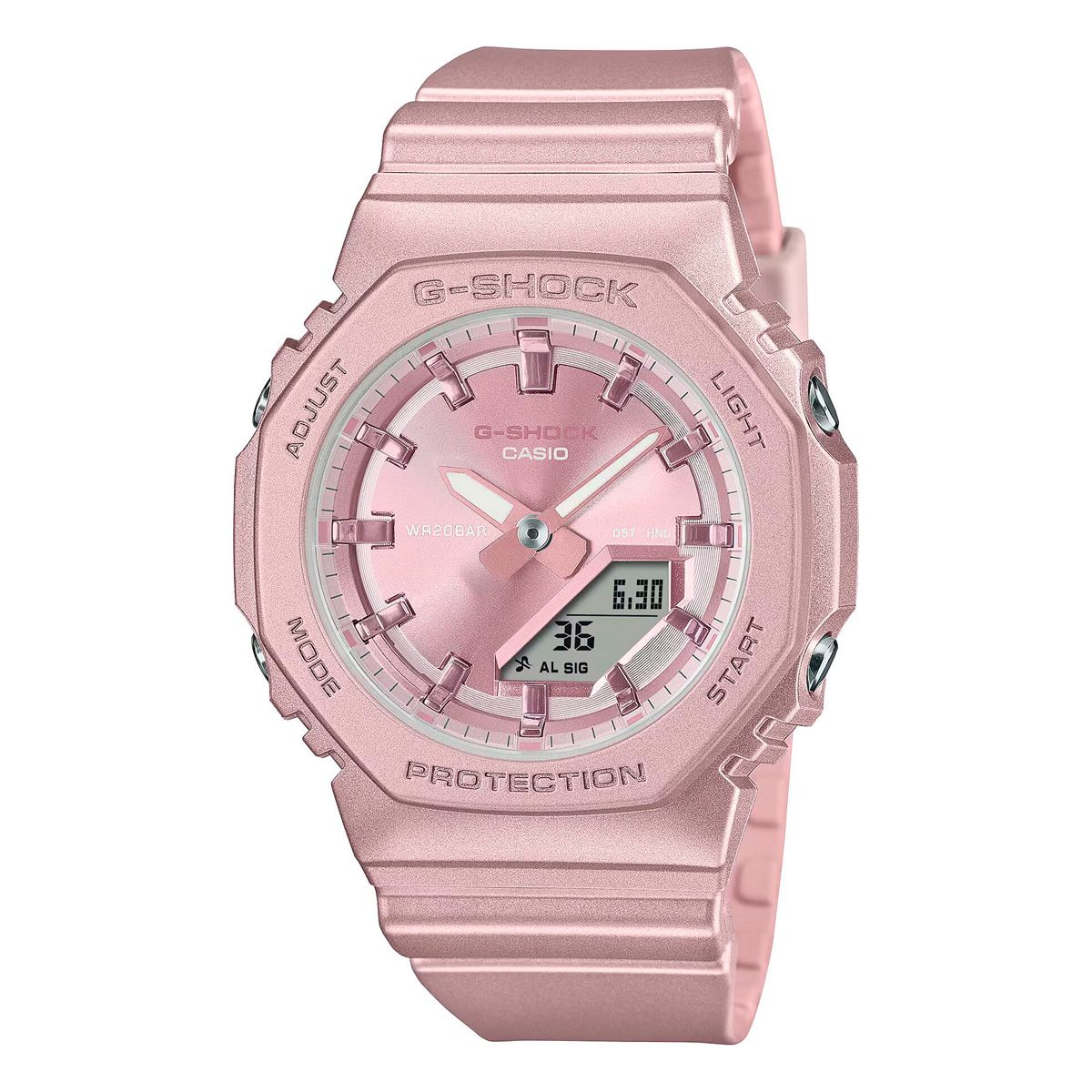 CASIO - Reloj Casio G shock GMAP-2100ST-4A rosado mujer