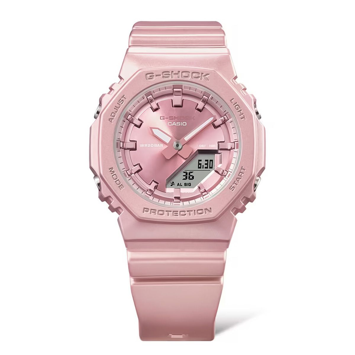 CASIO - Reloj Casio G shock GMAP-2100ST-4A rosado mujer