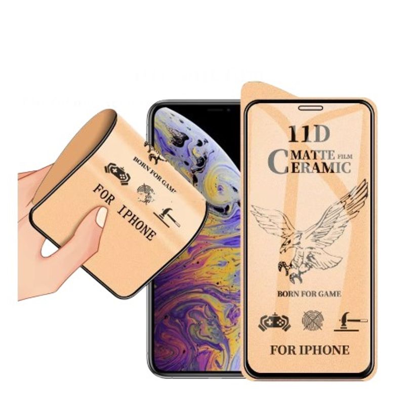 GENERICO - Mica de ceramica Mate para iphone 8