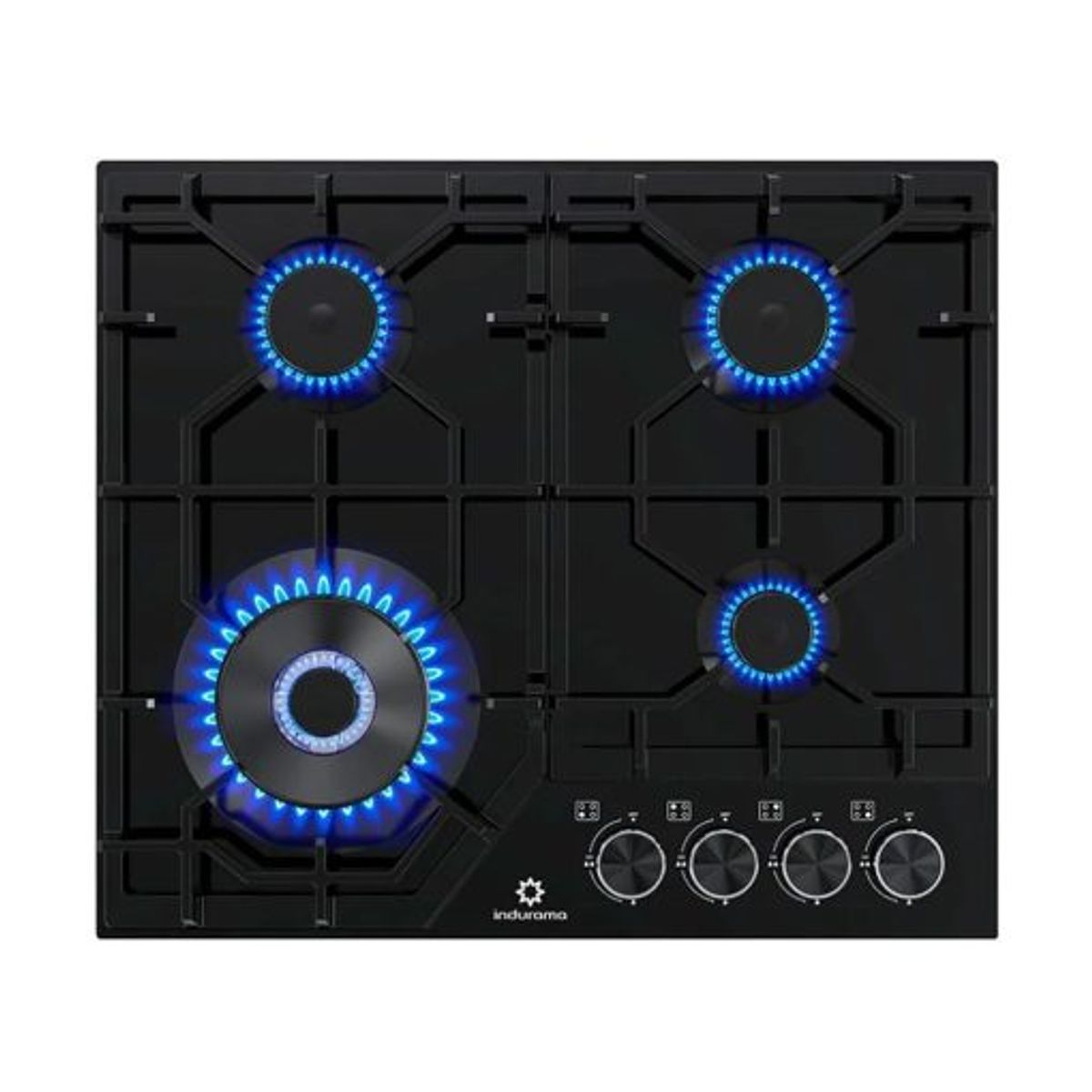 INDURAMA - Cocina Empotrable 4 Hornillas Indurama EGASI 604CGNE.