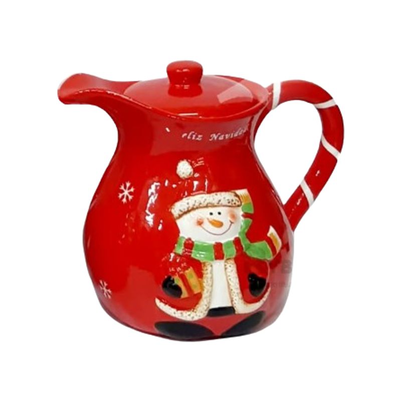 GENERICO - Jarra Navideña diseño Muñeco de Nieve