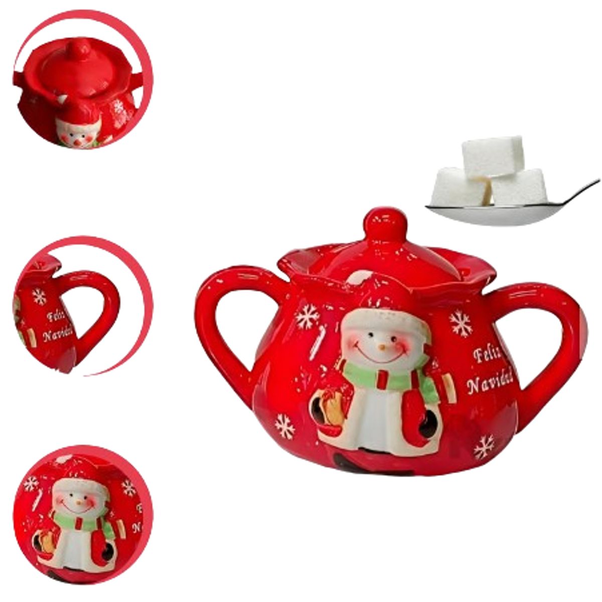 GENERICO - Azucarera Navideño de Muñeco de Nieve