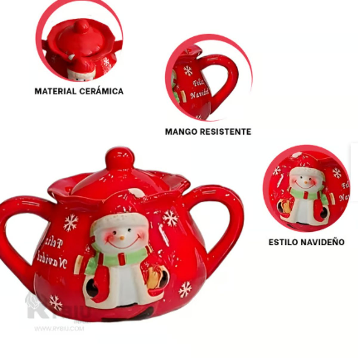 GENERICO - Azucarera Navideño de Muñeco de Nieve