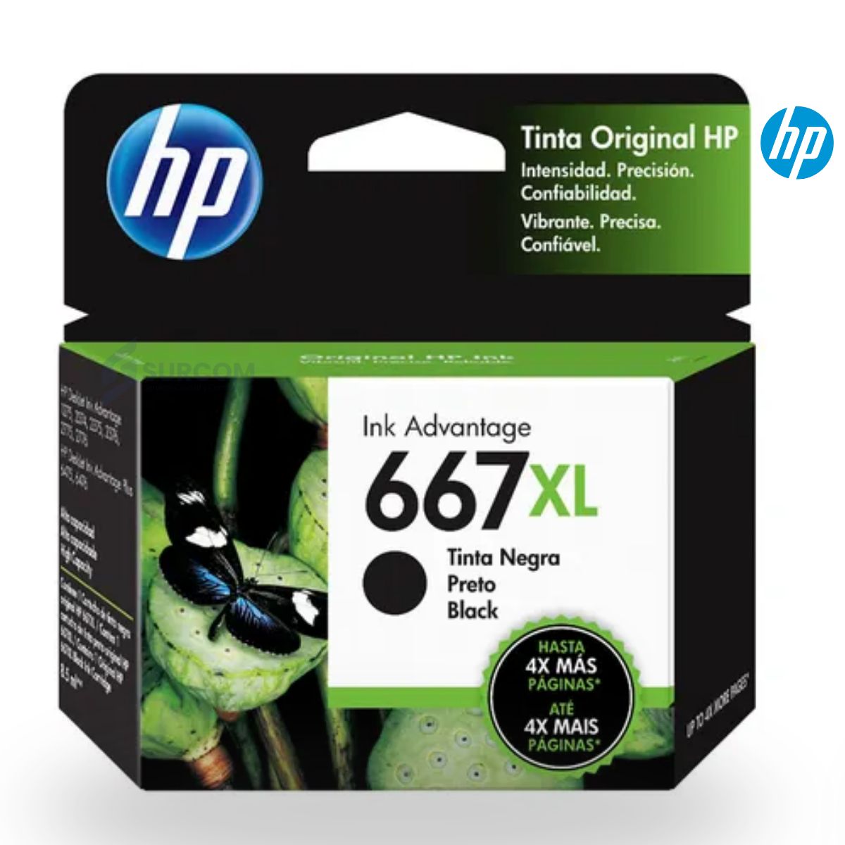 HP - TINTA HP 3YM81AL 667XL NEGRO ORIGINAL