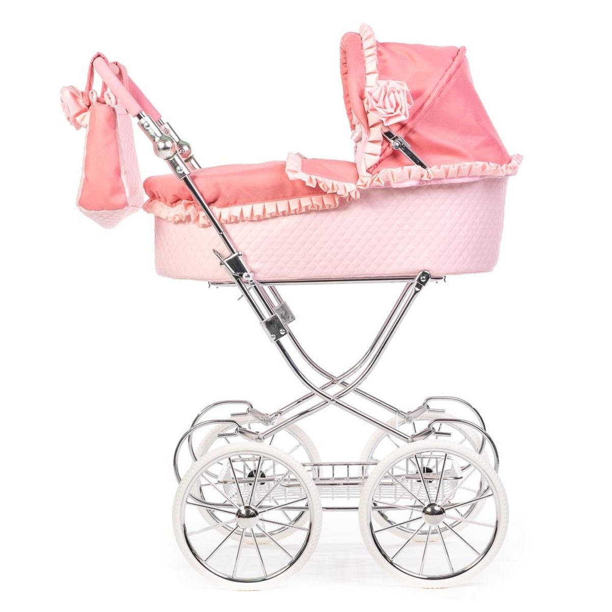 ROMA PRAMS - Coche para Muñecas Reborn Roma Prams Annie con Parasol