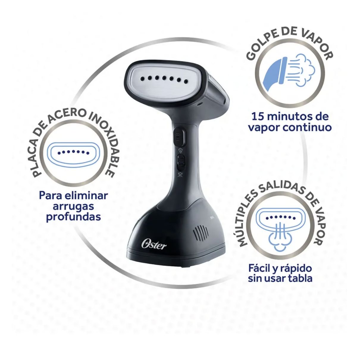 OSTER - Vaporizador de telas portátil Oster GCSTES 100