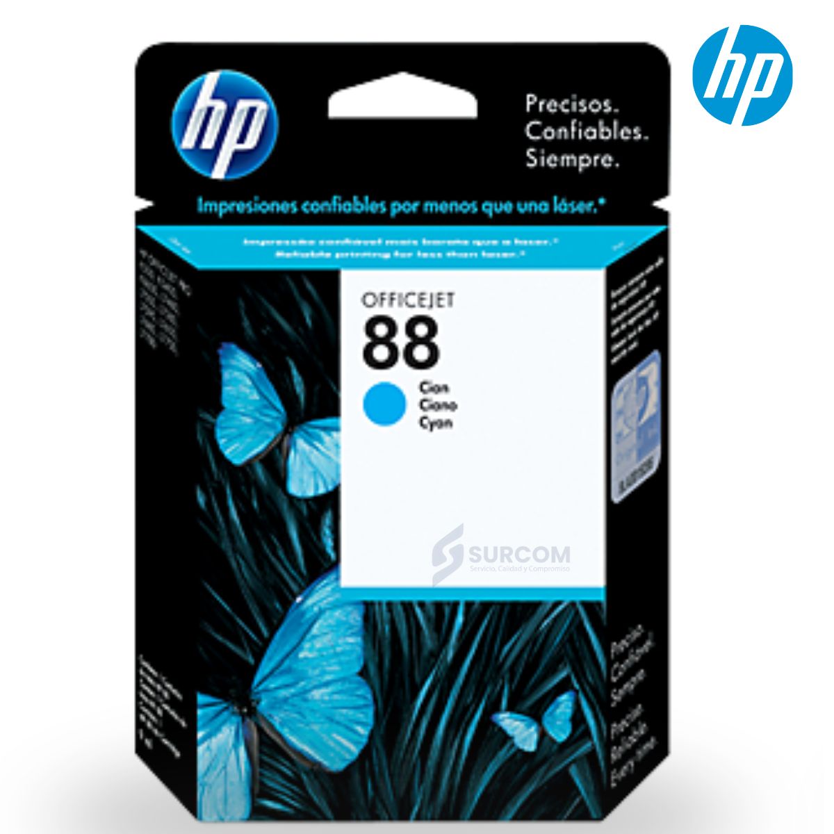 HP - Cartucho de Tinta HP 88 CIAN Original