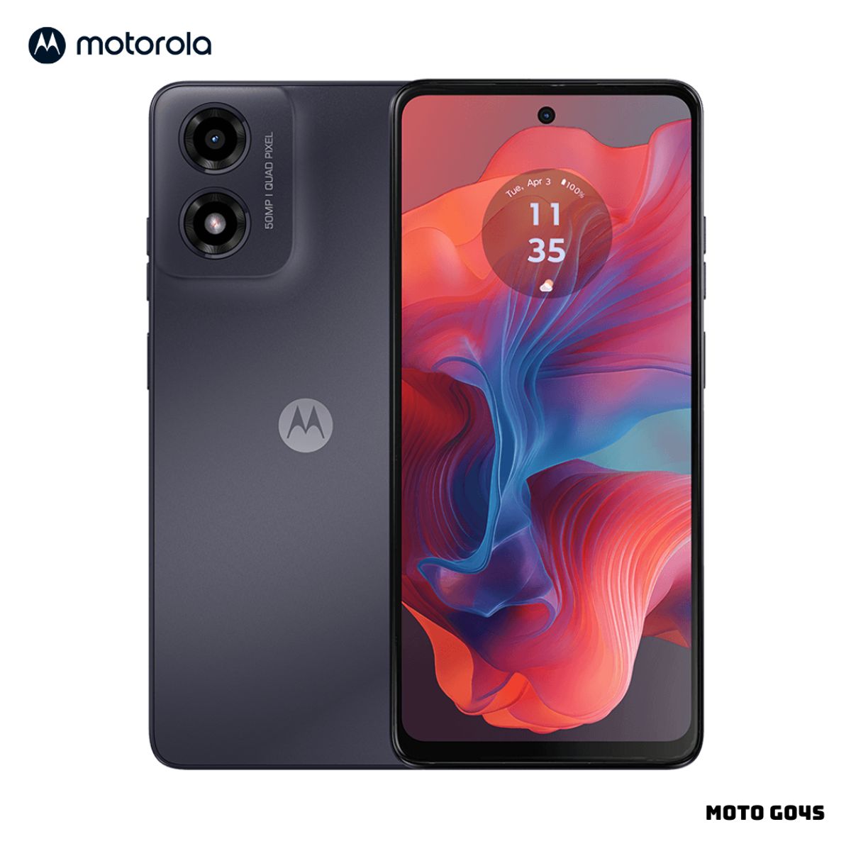 MOTOROLA - CELULAR MOTOROLA MOTO G04s 4GB RAM 128GB ROM - NEGRO COSMICO