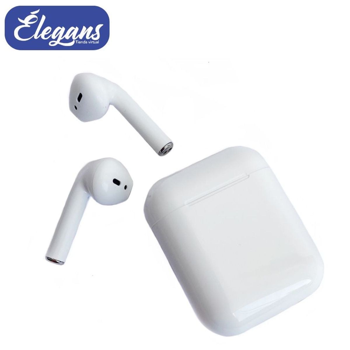 SEISA - Audífono  Airpods bluetooth Tranyoo A1 color blanco Élegans