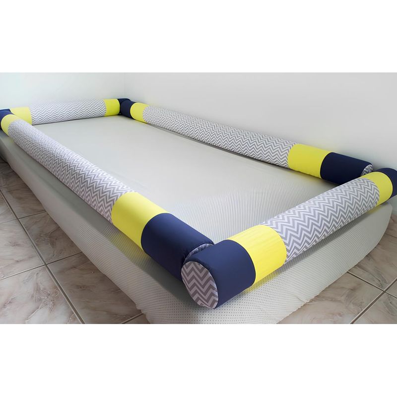 GENERICO - Bumpers Tubulares para cama cuna Montessori 1.5 plazas