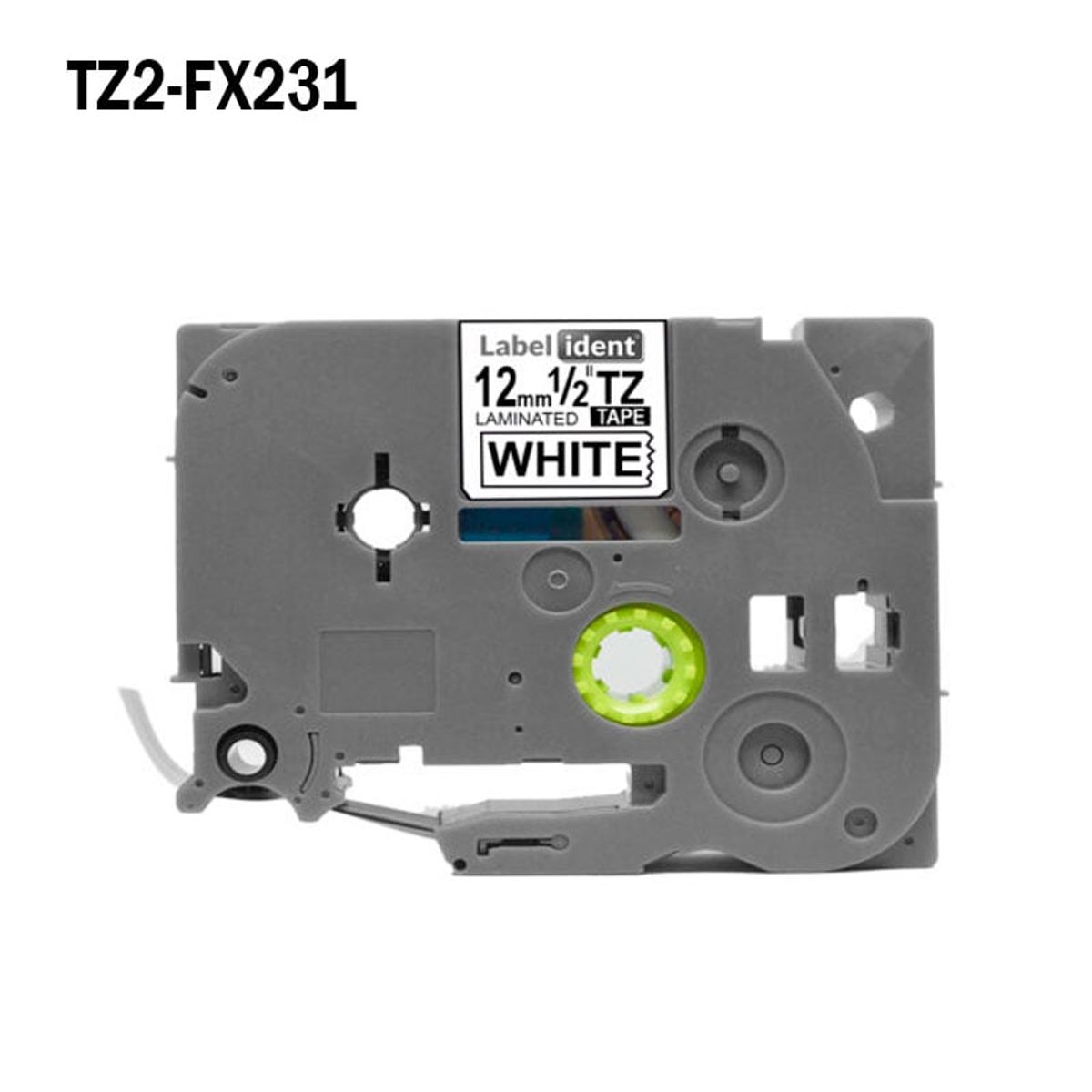 GENERICO - TZ2-FX231 Cinta Compatible Brother 12mm x 8m TZe-FX231