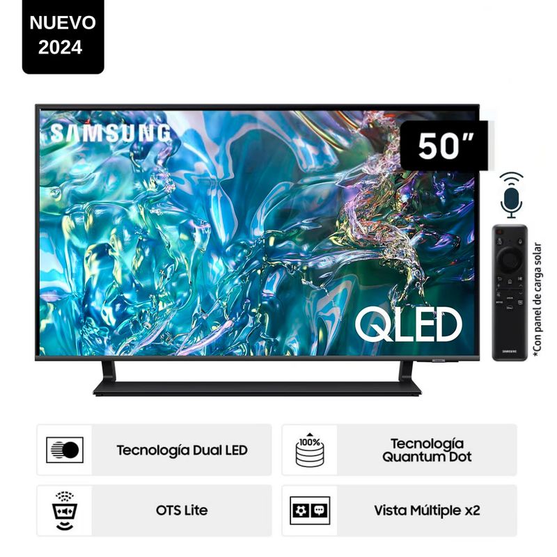 SAMSUNG - Televisor Samsung QLED 50 UHD 4K Tizen OS Smart TV  QN50Q65DAGXPE