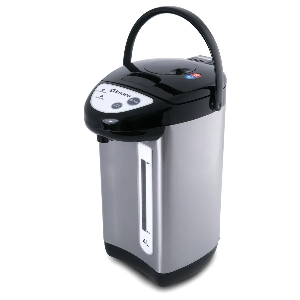 IMACO - Termohervidor 4 L 750W Gris Tp4050Ss