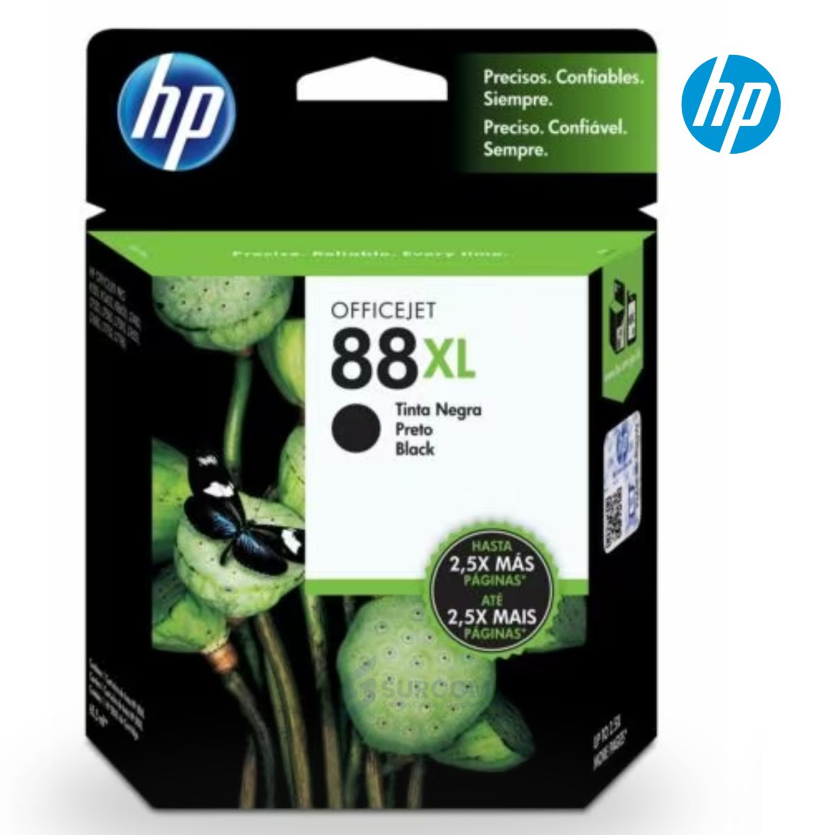 HP - Cartucho de Tinta HP 88XL Negro Original