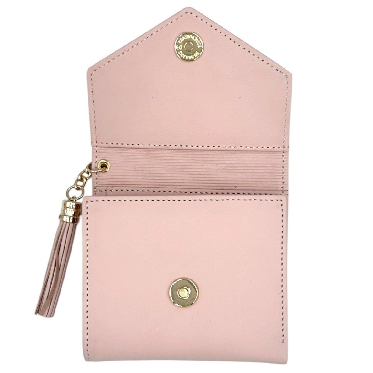 PERRY JHAN - Billetera para Mujer de Cuero 100% BD3015 Color Nude