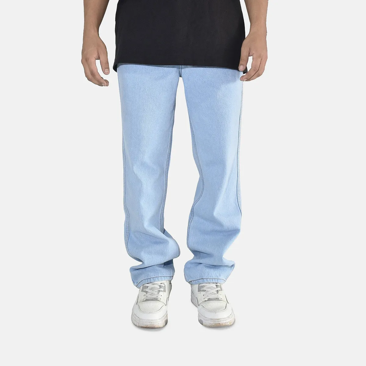 YONISTERS CLOTHING - Denim Jean Oversize Yonisters Clothing Celeste