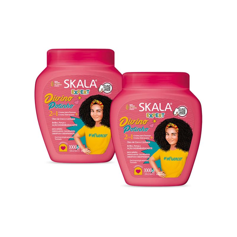 SKALA - PACK 2 CREMA DE TRATAMIENTO DIVINO POTINHO KIDS SKALA 1000G