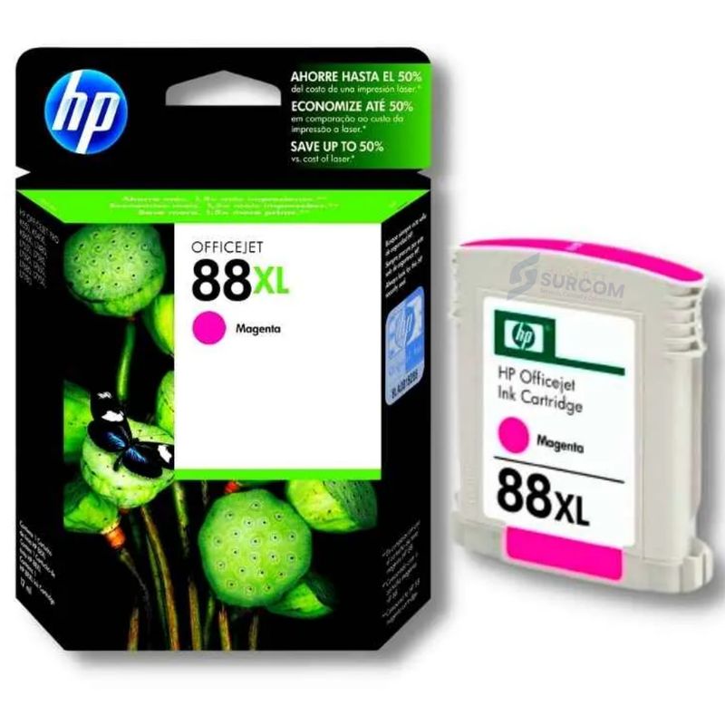 HP - Cartucho de Tinta HP 88XL Magenta Original