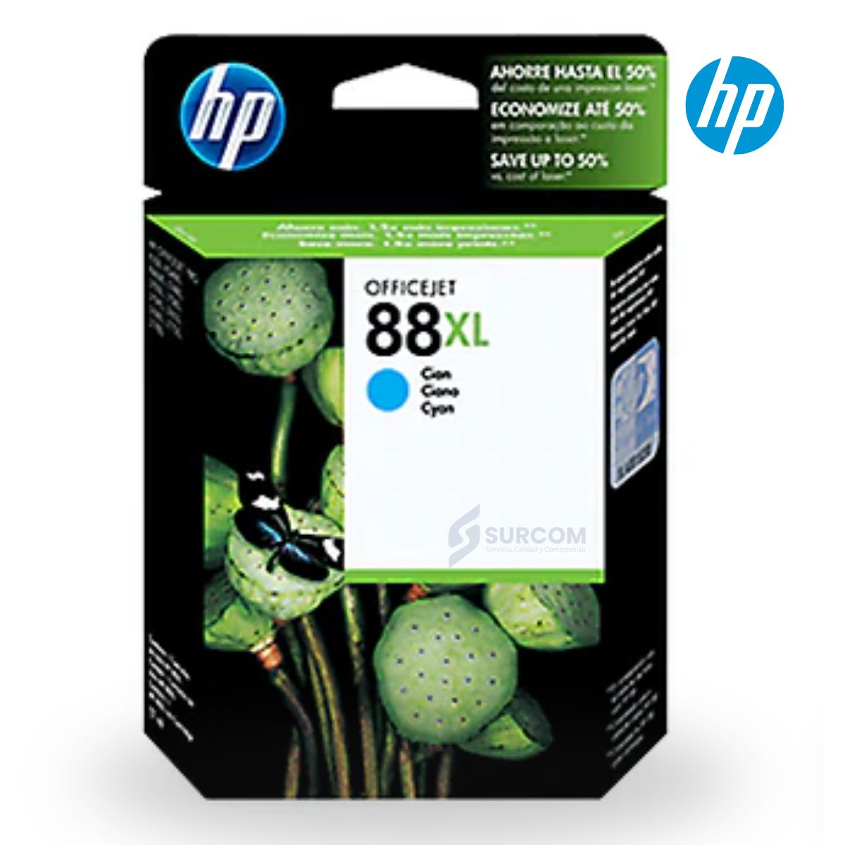 HP - Cartucho de Tinta HP 88XL CIAN Original