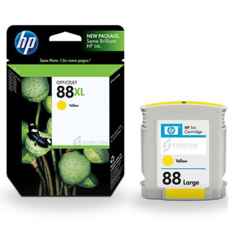 HP - Cartucho de Tinta HP 88XL AMARILLO Original