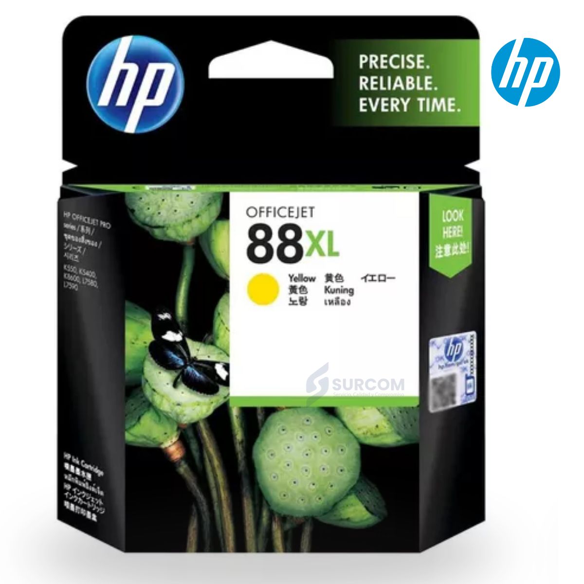 HP - Cartucho de Tinta HP 88XL AMARILLO Original