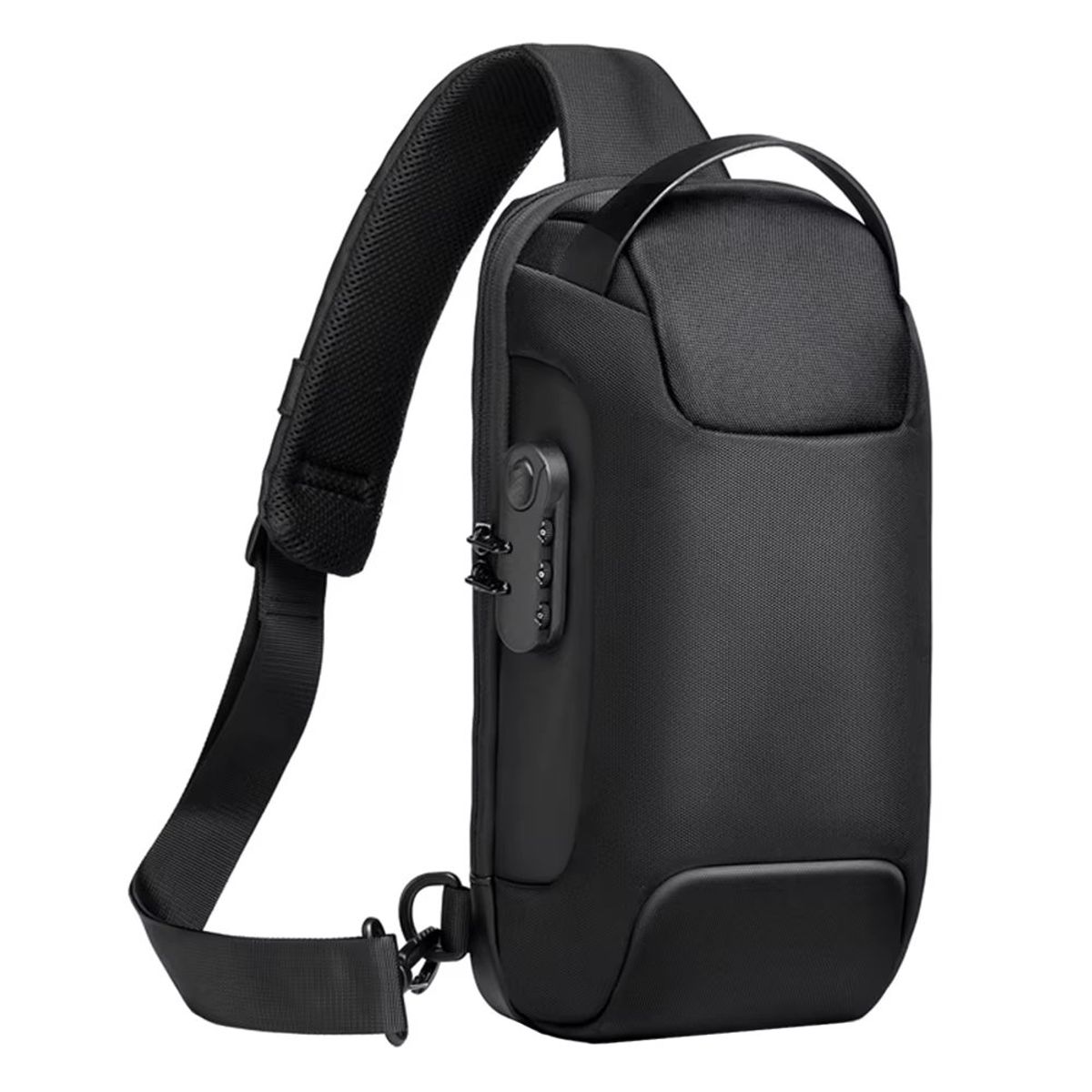 BULLCAPTAIN - Makeway - Morral mochila cruzada Hombre cuero PU