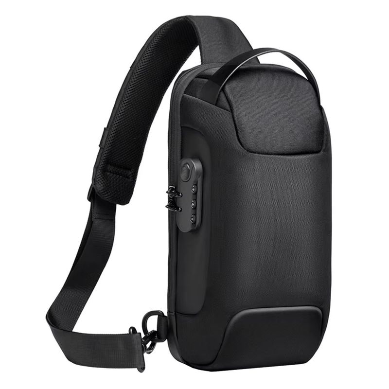 BULLCAPTAIN - Makeway - Morral mochila cruzada Hombre cuero PU