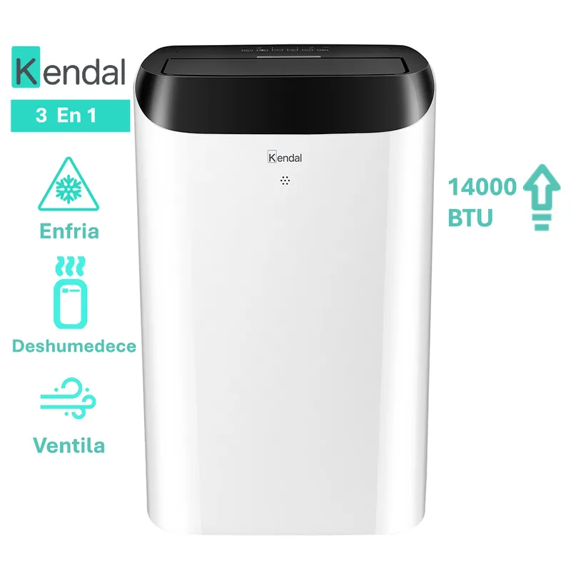 KENDAL - Aire Acondicionado Portátil KENDAL KAPP 14.000 BTU, WiFi, 3 en 1
