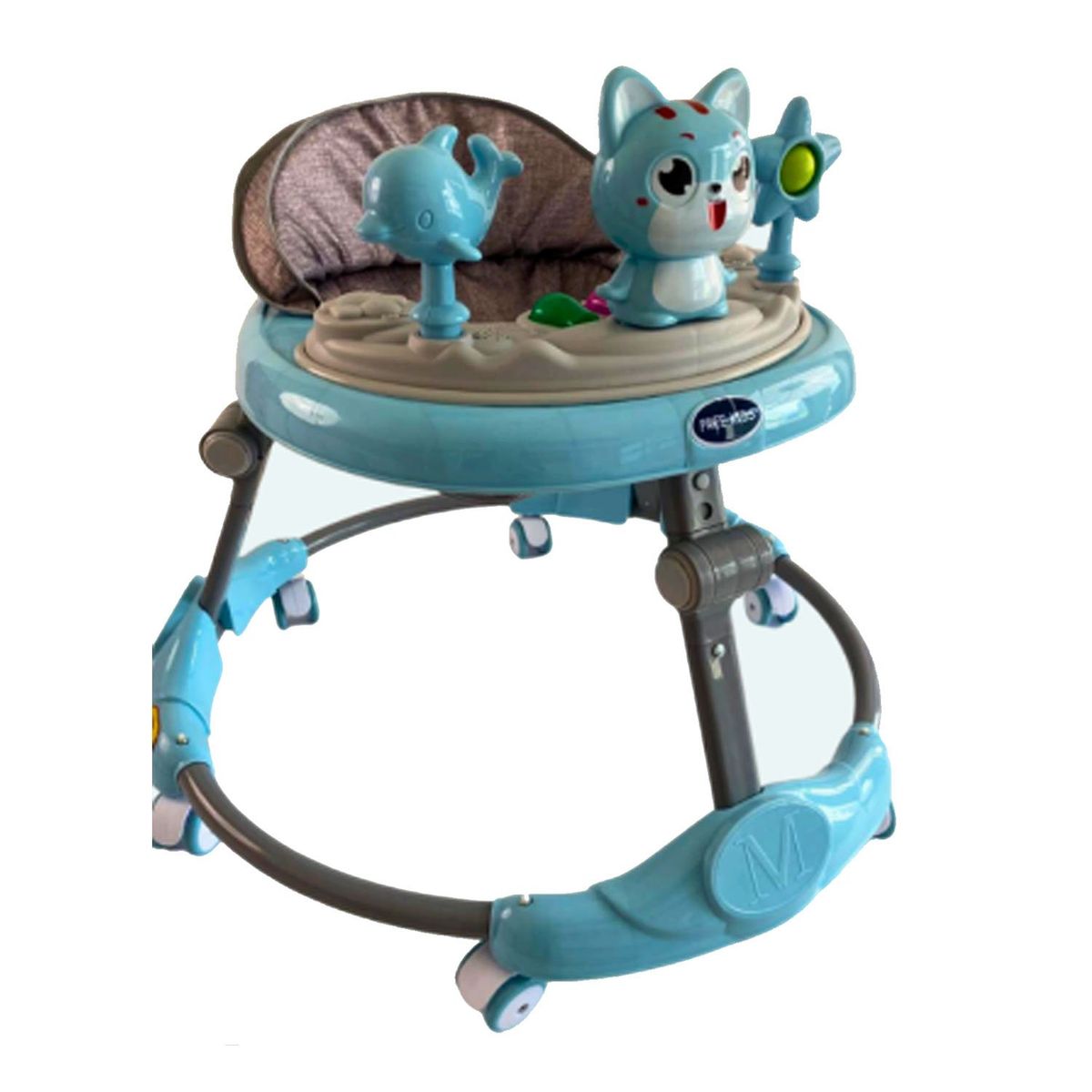 GENERICO - Andador para Bebe Musical Gatito Celeste