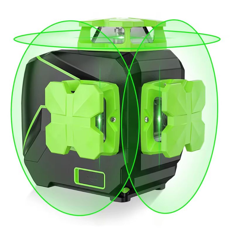 HUEPAR - Nivel láser verde huepar S03CGL 12 líneas recargable(Dos baterías)