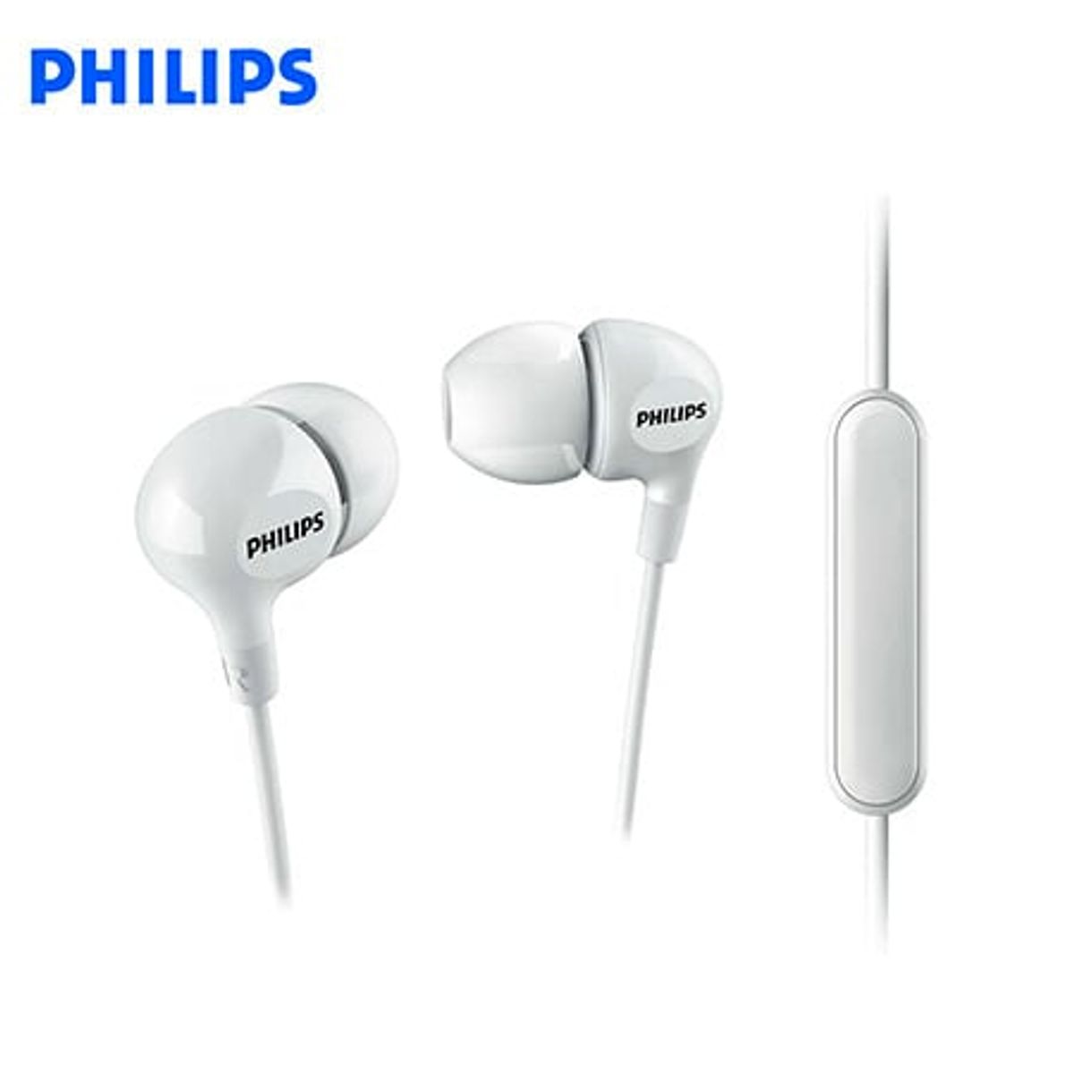 PHILIPS - AUDIFONO CON MICROFONO PHILIPS IN-EAR SHE3555WT COLOR BLANCO