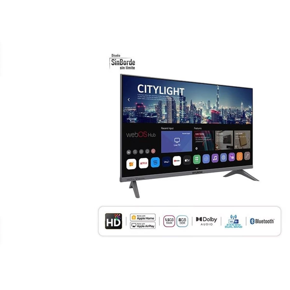 HYUNDAI - TELEVISOR HYUNDAI 32 SMART HD HYLED3256WIM