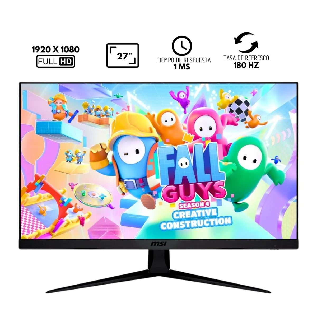 MSI - Monitor plano gaming MSI G2712F 27 FHD Ultra Rapid IPS 180Hz