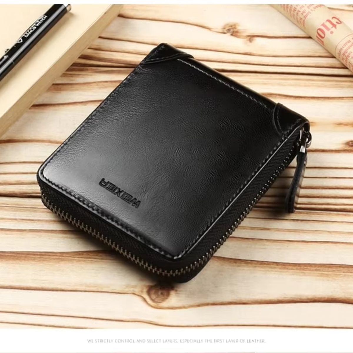 GENERICO - Makeway - Billetera cuero PU Hombre