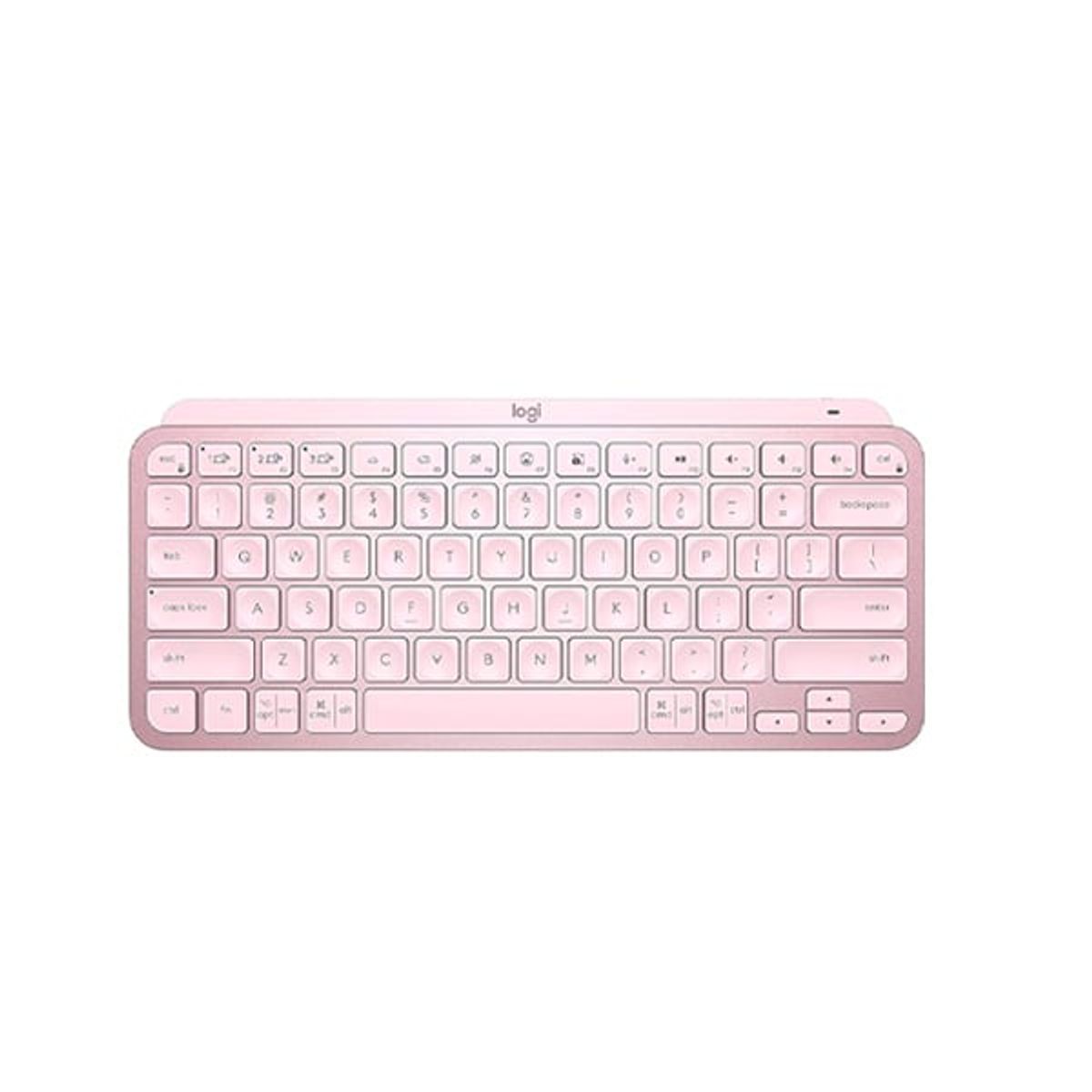 LOGITECH - Teclado Inalámbrico Logitech MX KEYS Mini Rosa