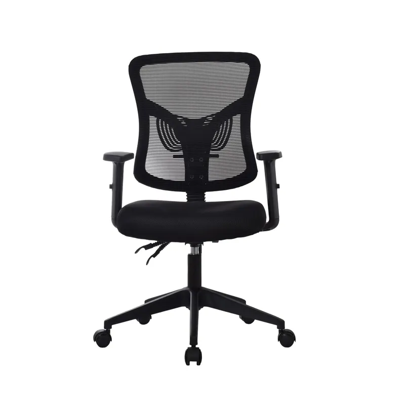 OFIDEAS - Silla de Oficina Ergonómica Fone Ultra Negro Gerente Nylon Ofideas