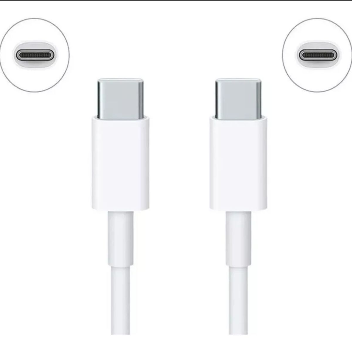 XIAOMI - CABLE USB XIAOMI TIPO C - C  5AMP - BLANCO