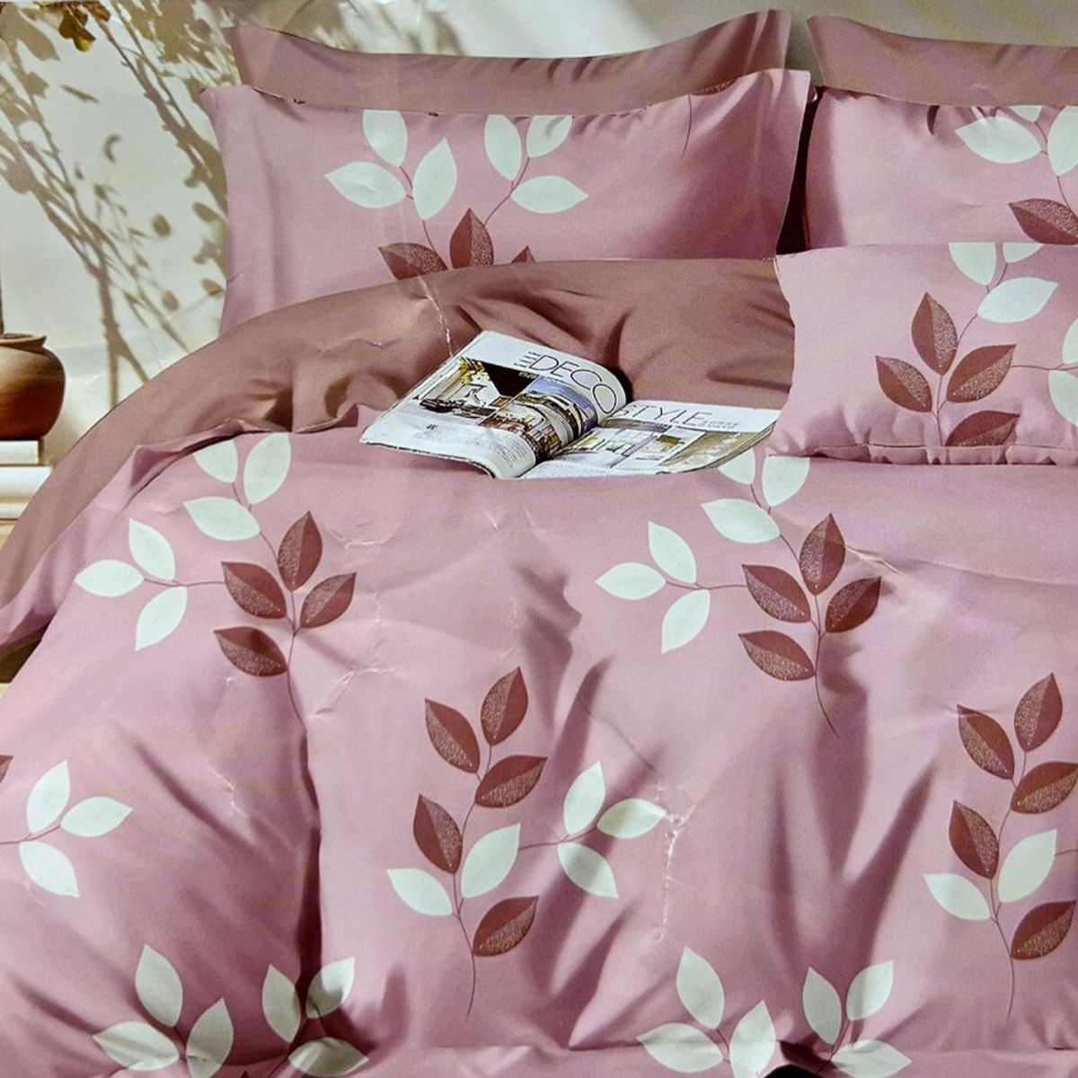 MINGDA - Set de Edredón 2 Pz+ Juego de Sábanas + Funda  100% Bambu