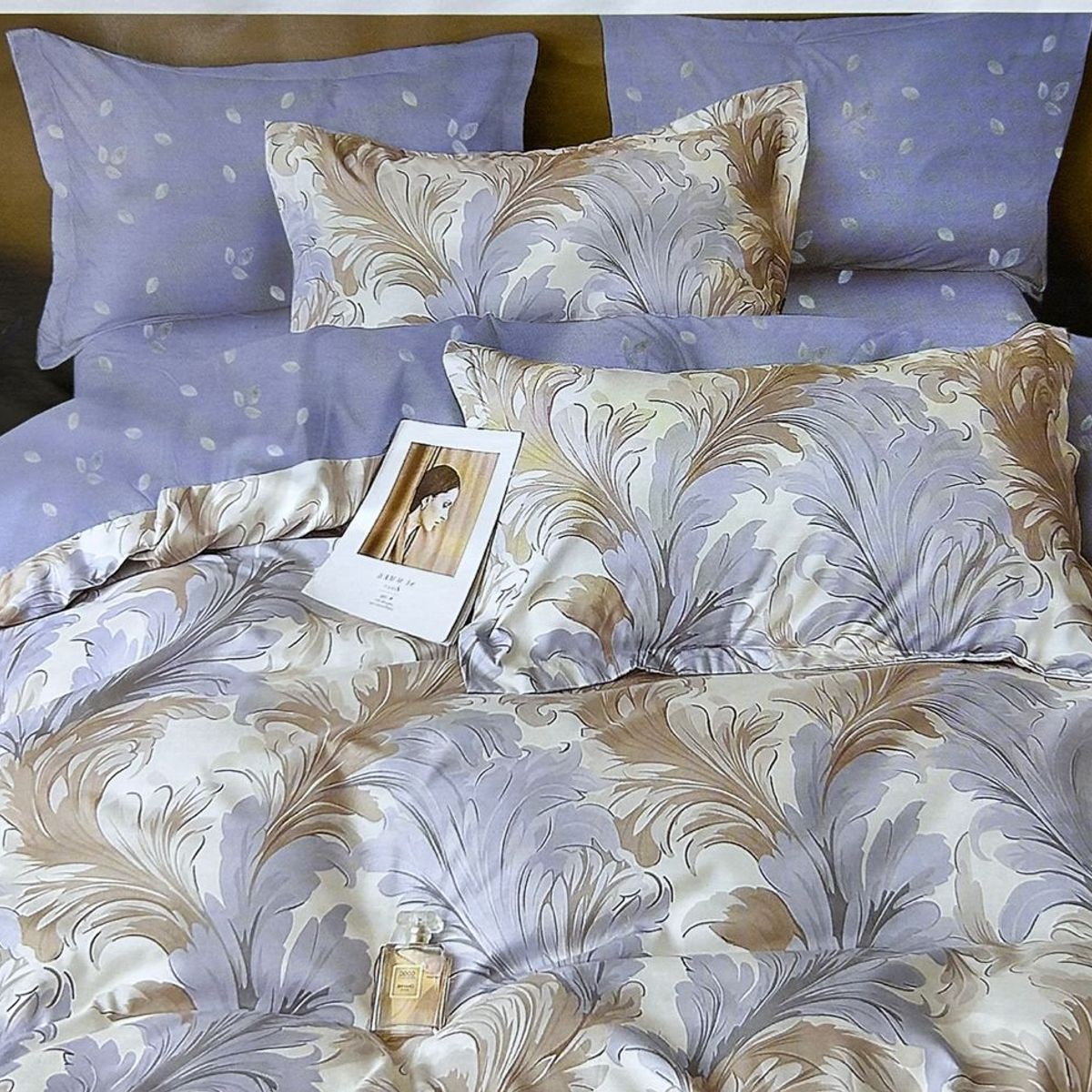 MINGDA - Set de Edredón 2 Pz+ Juego de Sábanas + Funda  100% Bambu