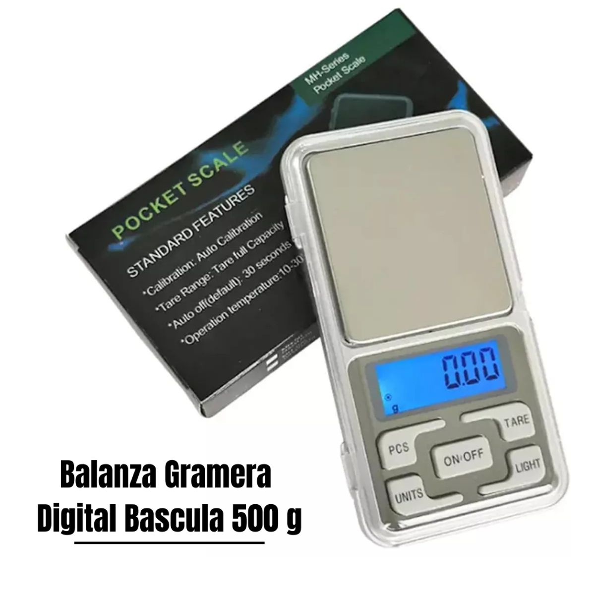 GENERICO - Balanza Gramera Digital Bascula 0.1 - 500 g