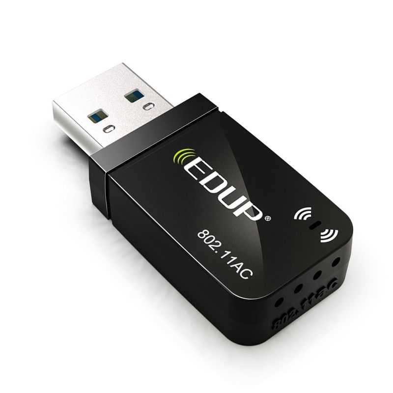 GENERICO - Adaptador Usb 3.0 Wifi Doble Banda 1300mbps 812ac Edup 5g EDUP