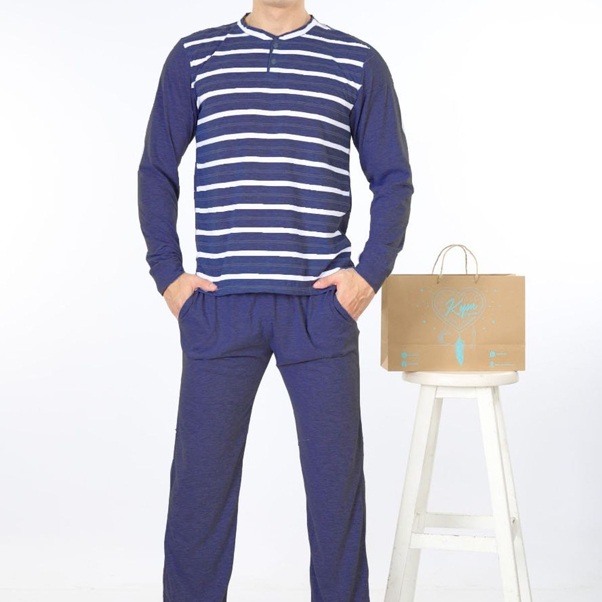 KYM MULTIUSOS - Pijama Algodón Hombre