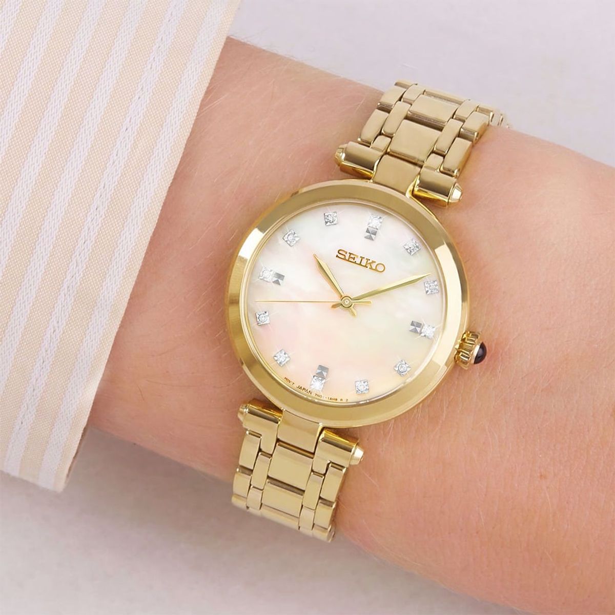 SEIKO - SEIKO Reloj Coleccion Diamonds Acero inox Japones SRZ536