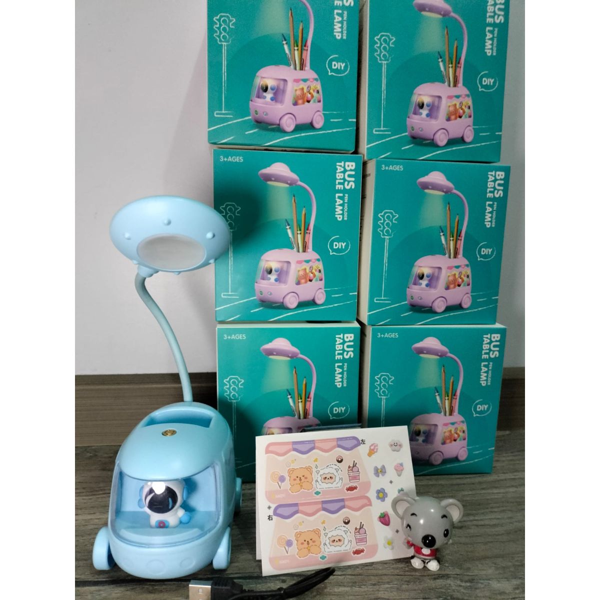 GENERICO - LAMPARA DE ESCRITORIO ASTRONAUTA CELESTE