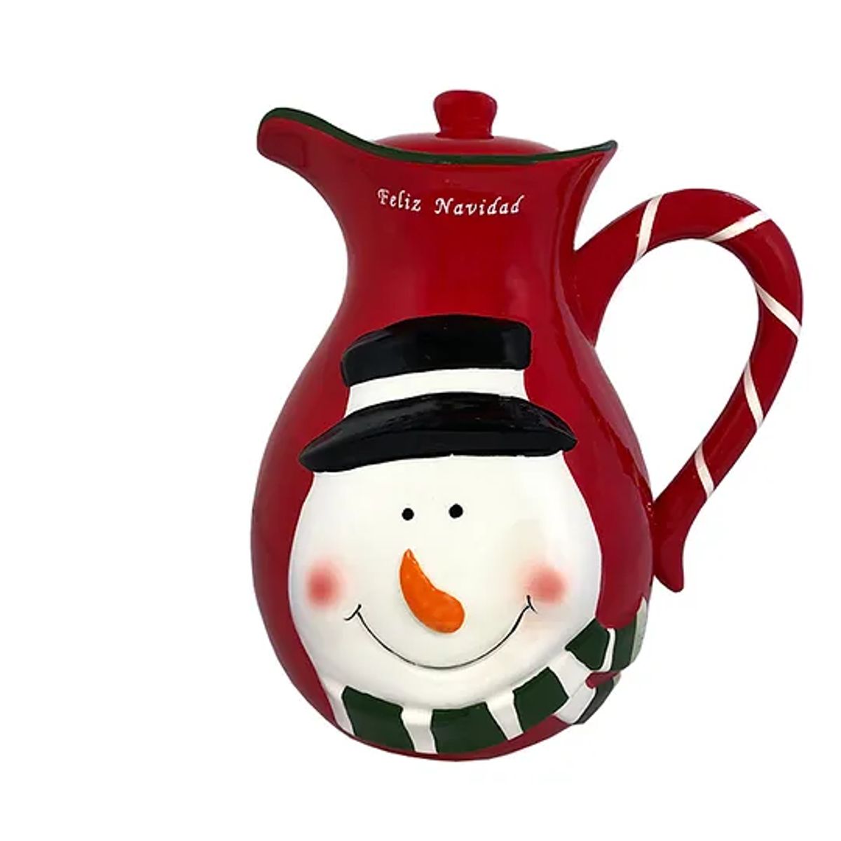 GENERICO - Jarra Navideña con diseño Muñeco de Nieve